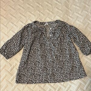 Baby Gap leopard print corduroy dress